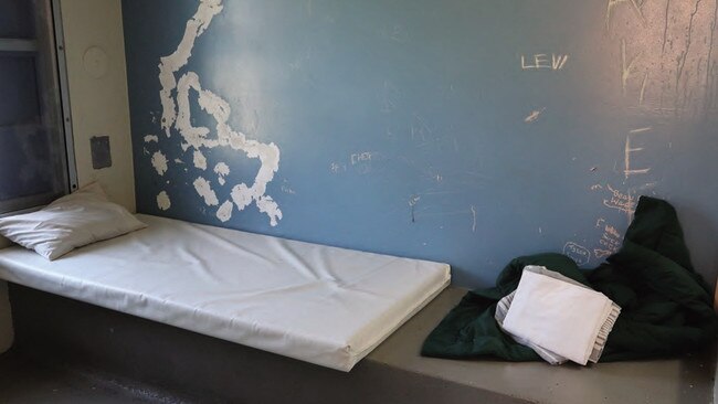 A solitary confinement cell at Banksia Hill juvenile detention centre.