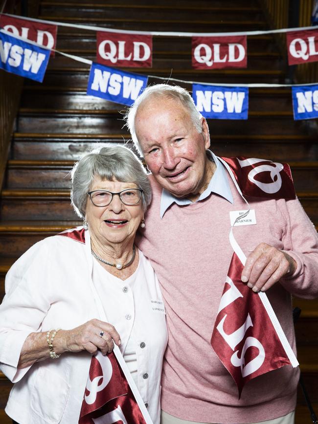 State of Origin: The Musical! Premiere, Princess Theatre Woolloongabba. Margaret Lawrence and Bill Barnier. 30.11.2019 - Picture: Renae Droop/RDW Photography