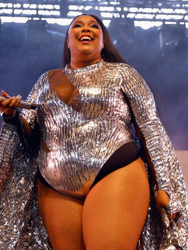 Lizzo on stage in 2019 … Picture: Rich Fury/Getty