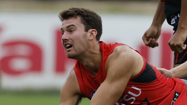 Merrett shouted out Zach Reid as a shining light. Pic: Michael Klein