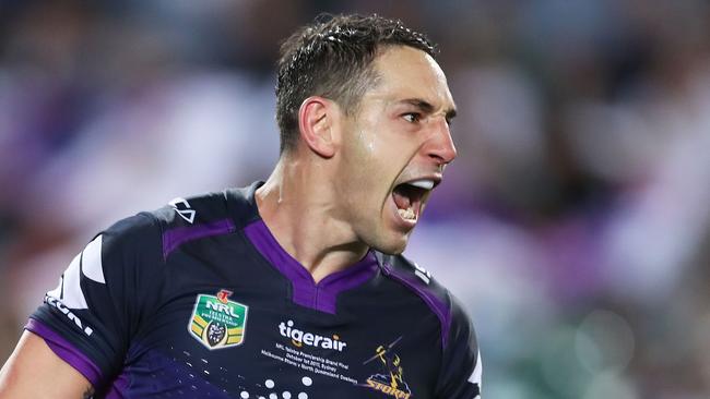 Billy Slater of the Storm is racing the clock for Round One.