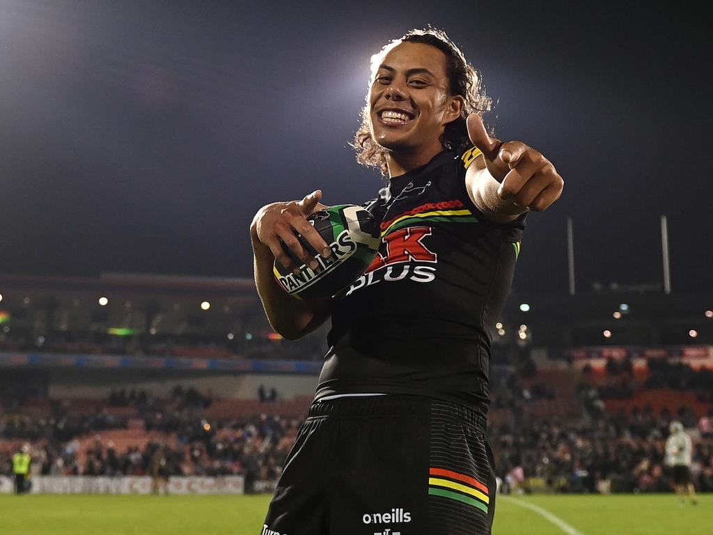 Jarome Luai will relish be the main man for Penrith in Cleary’s absence. Picture: Grant Trouville/NRL Photos