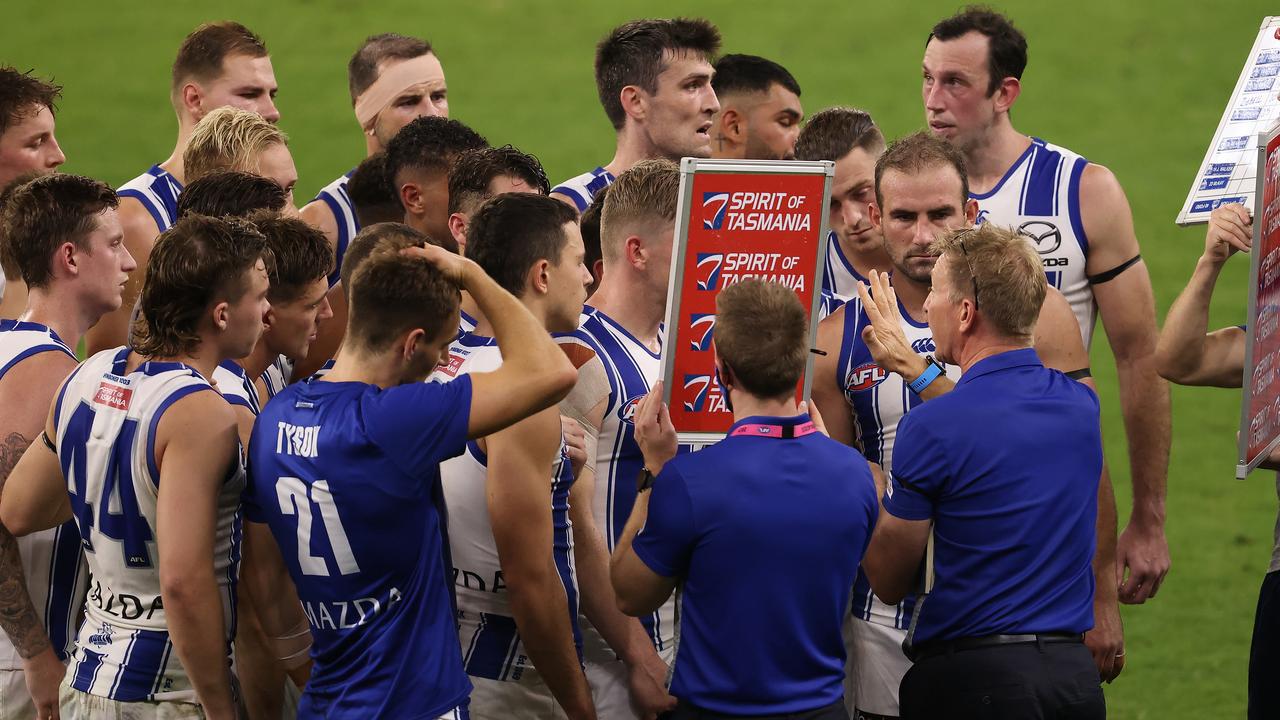 The Roos are heading back to Tassie. Picture: Getty Images