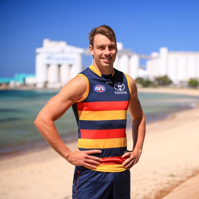 Riley Thilthorpe of the Crows. Picture: File