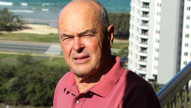 Wayne Stevens at his Atlantis West apartment, in Paradise Waters.