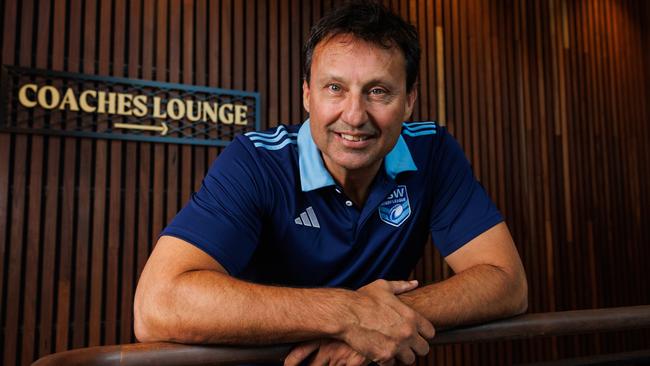 Rugby league legend Laurie Daley has returned for a second stint as NSW Origin coach. Picture: Justin Lloyd