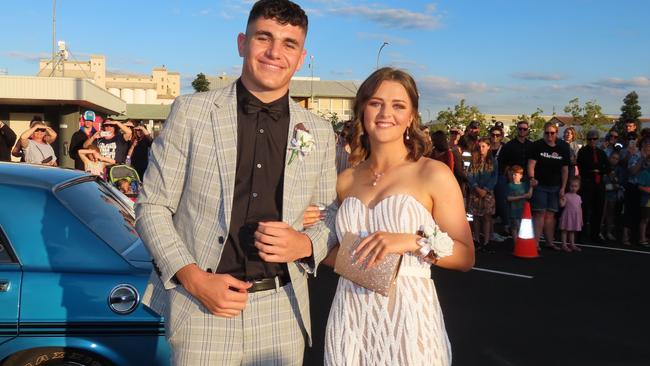 Students arriving at the Kingaroy State High School Formal at Kingaroy Town Hall on November 11.