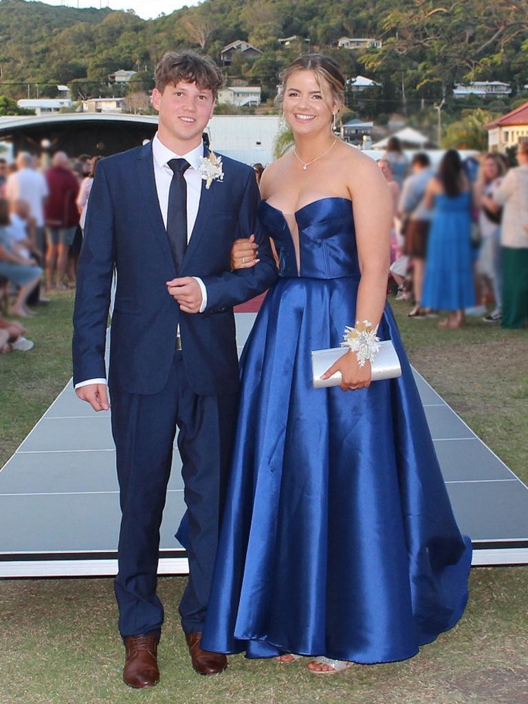 Renee and Zac at the St Ursula's College Formal.