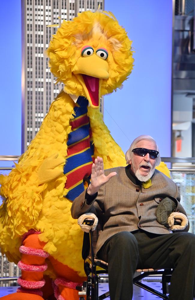 Caroll Spinney was the longtime puppeteer behind Sesame Street characters Big Bird and Oscar the Grouch. Picture: Getty