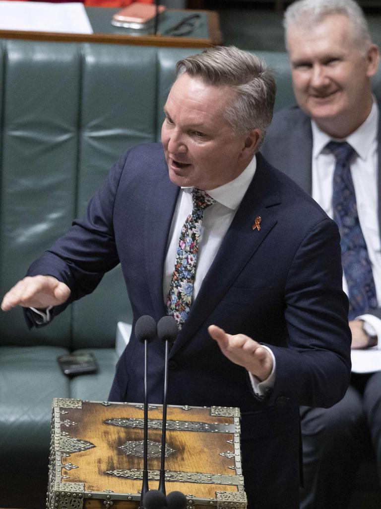 Energy minister Chris Bowen. Picture: NCA NewsWire / Gary Ramage