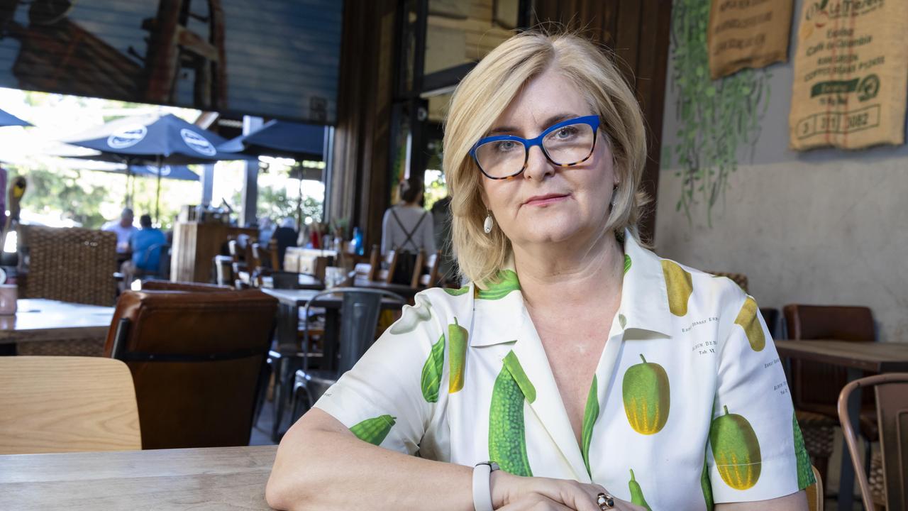 Owner Amanda Scott at Farmhouse cafe in Kedron. Picture: Richard Walker