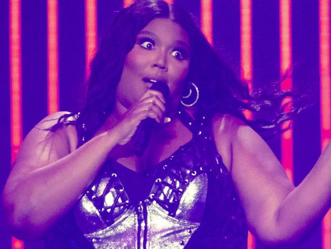 Lizzo live in concert at Rod Laver Arena in Melbourne tonight.Picture by Wayne Taylor 17th July 2023