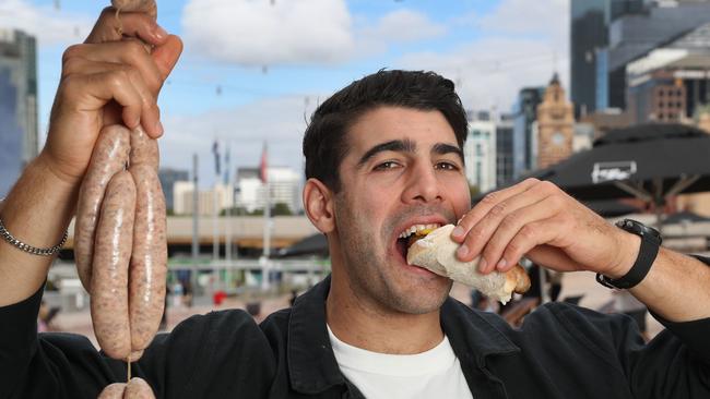 Christian Petracca is the AFL’s king foodie. Picture: David Crosling