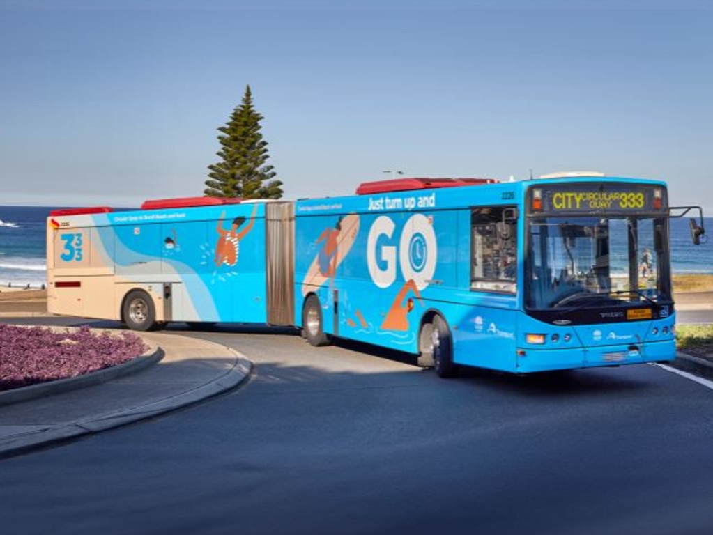 A man was denied entry onto a Sydney bus because he wasn’t wearing a shirt. Picture: Transdev