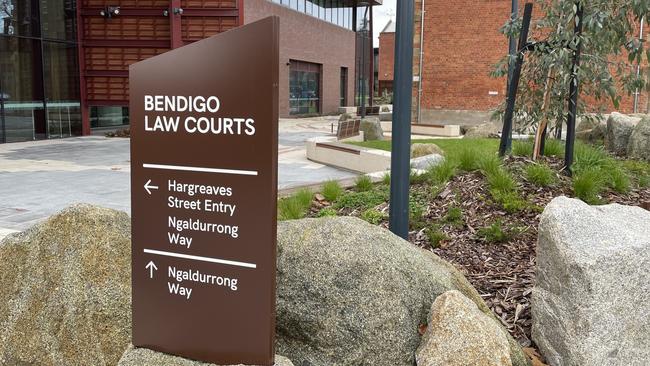 Declan Campbell, 24, applied for bail at the Bendigo Magistrates’ Court after he allegedly set fire to the Kyabram Salvation Army store. Picture: Julieanne Strachan