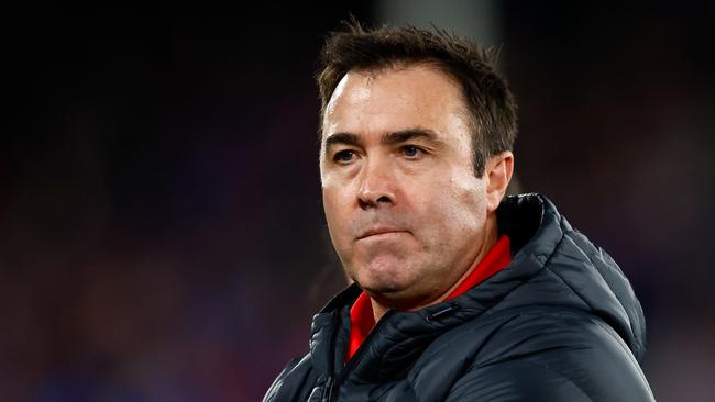 Than goodness Essendon coach Brad Scott and his brother Chris have spoken up against wildcard round. Picture: Dylan Burns/AFL Photos via Getty Images