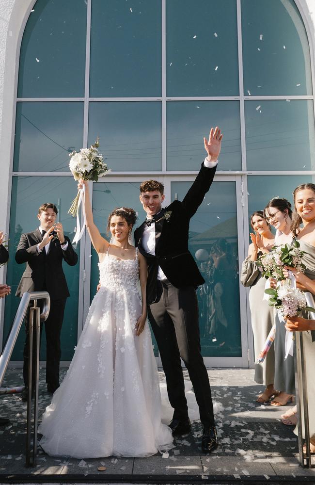 Toula Georges and Kiernan Tait’s wedding. Picture: Lover of Mine