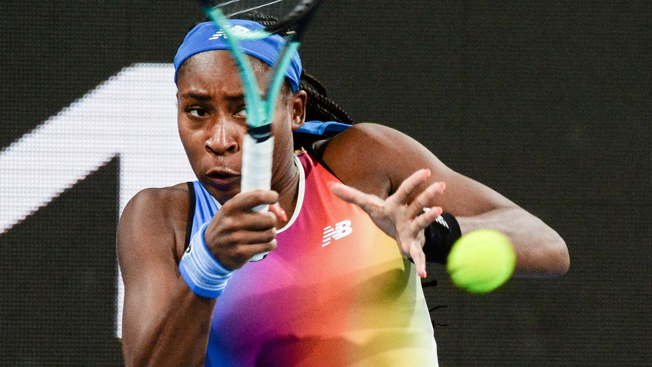 American teenager Coco Gauff was on the verge of a major win over world No.1 Ash Barty. Picture: AFP