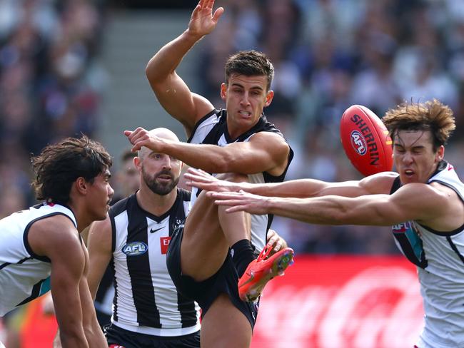 Are Nick Daicos and the Pies back in business? Picture: Quinn Rooney/Getty Images.