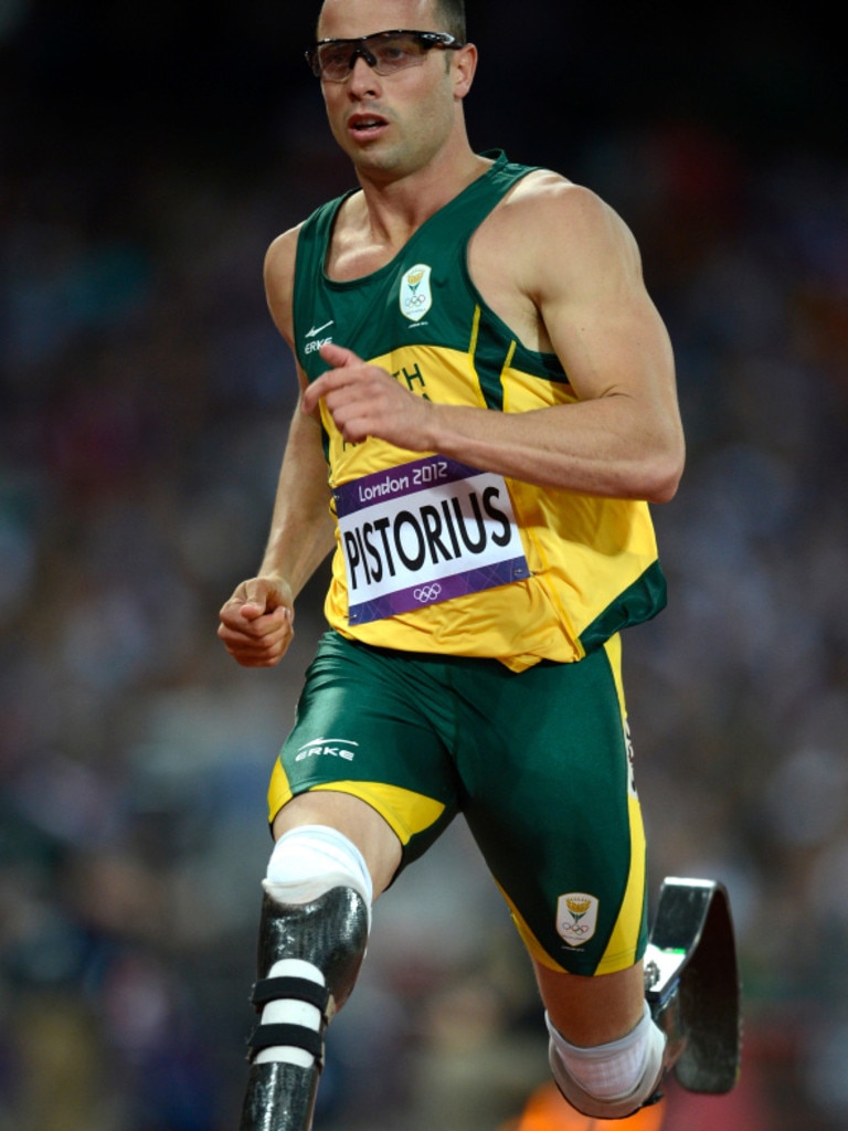 Pistorius competed in the men's 400m semi-finals during the London 2012 Olympic Games. Picture: AFP