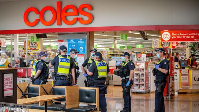 Supermarkets are among the big beneficiaries of getting almost 130,000 back to work. Picture: Darrian Traynor/Getty Images