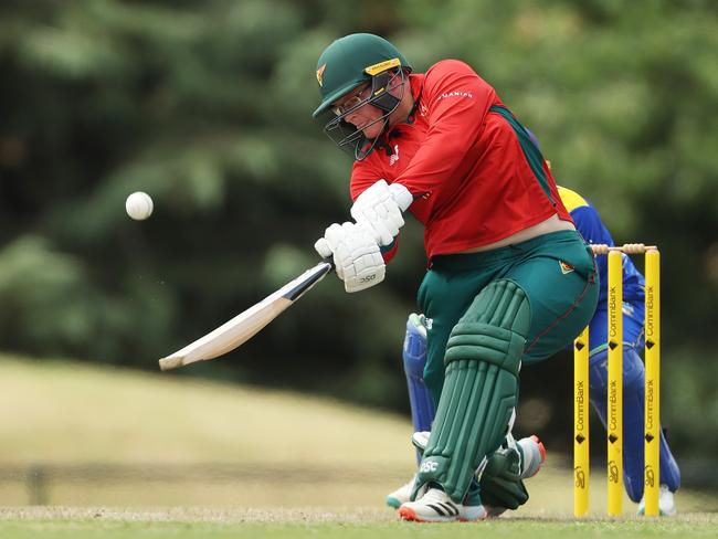 Lizelle Lee was crowned 2021’s ICC Women’s ODI cricketer of the year, but felt she was forced out of international cricket on the basis of her weight. (Photo by Mark Metcalfe/Getty Images)