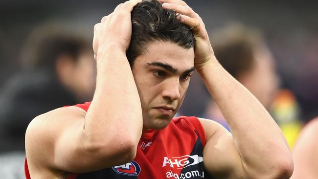 Last week did not go well for Christian Petracca and the Demons. Picture: Getty Images