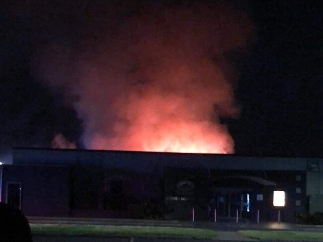 More than 50 firefighters battled the blaze. Picture: Supplied