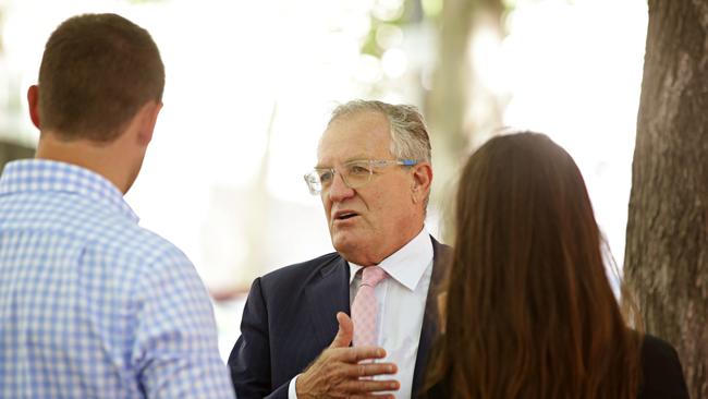 Chris Dawson's lawyer Greg Walsh arriving at Surry Hills police station after Chris Dawson is arrested over the murder of his wife. Picture: Adam Yip