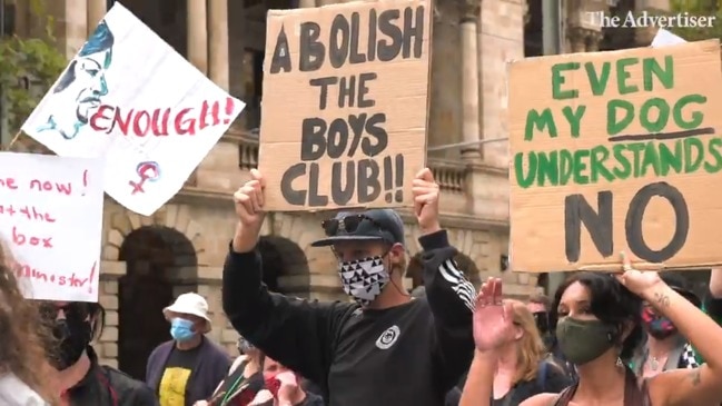 March4Justice protest in Adelaide