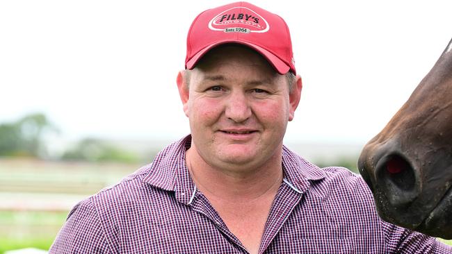 Rockhampton trainer Clinton Taylor tastes success with Astapor at Doomben. Picture: Grant Peters - Trackside Photography