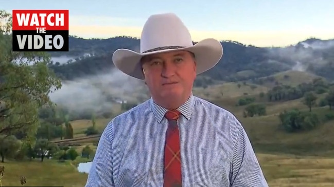 Barnaby Joyce's flood comment called out on Sunrise