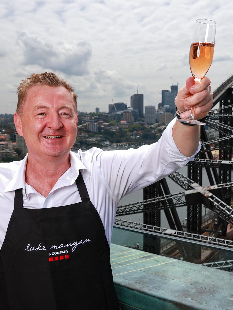 Australian restaurateur Luke Mangan will cook a three-course meal for diners on George St. Picture: Justin Lloyd.