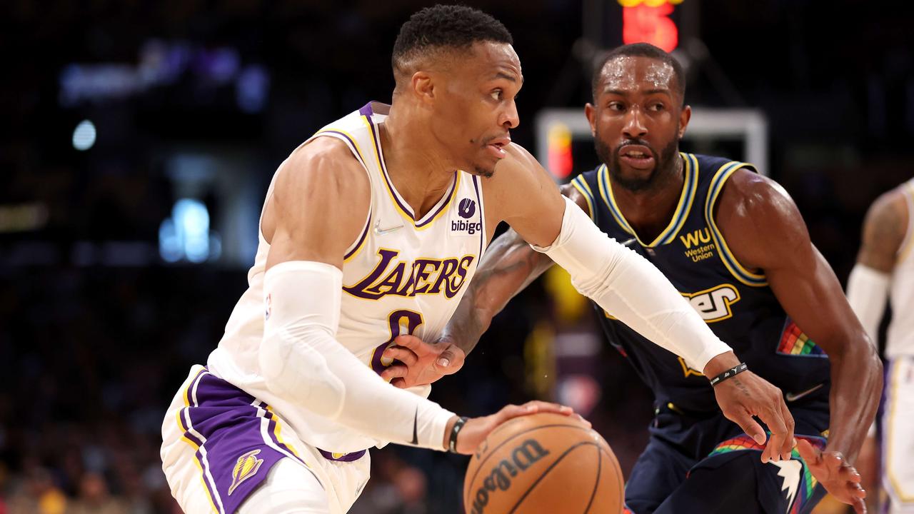 Russell Westbrook struggled through a difficult season. Photo: Sean M. Haffey/Getty Images/AFP