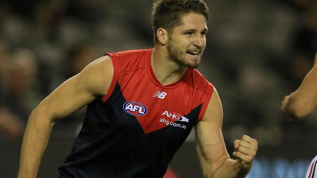 AFL: Round 6 Melbourne v St Kilda Jesse Hogan Picture: Wayne Ludbey