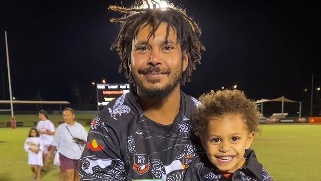 NT Indigenous All Stars Rugby player Eddie Wosomo was one of two men killed in a single vehicle crash on the Arnhem Highway, 90km west of Jabiru, on Thursday, March 28.