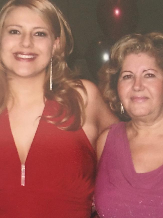 Kathy Bourinaris with her mum, Fotini Atzarakis.