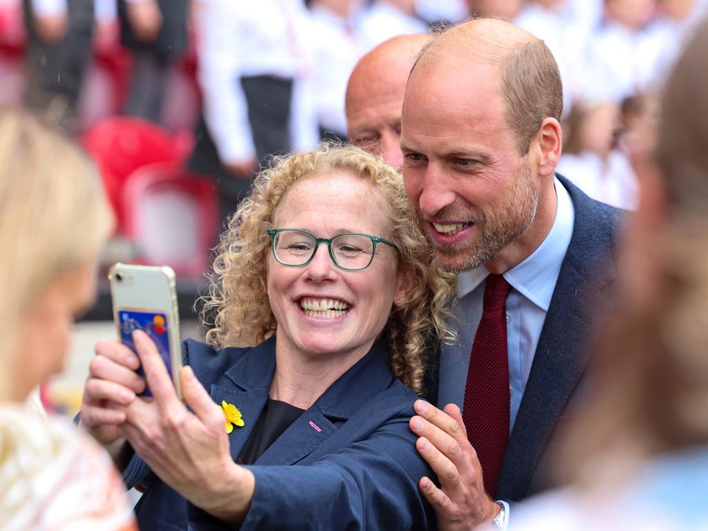 The royal was warmly greeted in Wales. Picture: Getty Images