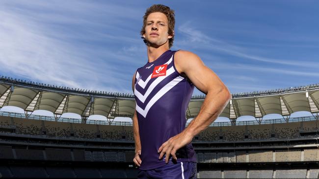 Questions remain over the fitness of Fremantle captain Nat Fyfe. Picture: Paul Kane/Getty Images