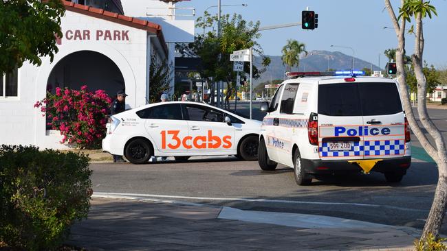 A taxi driver was left in a serious condition following an attempted robbery that ended with him being stabbed in Hermit Park.