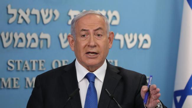 Israeli Prime Minister Benjamin Netanyahu in Jerusalem.