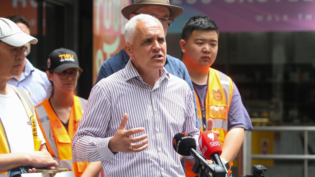 TWU national secretary Michael Kaine in Sydney. Picture: Gaye Gerard