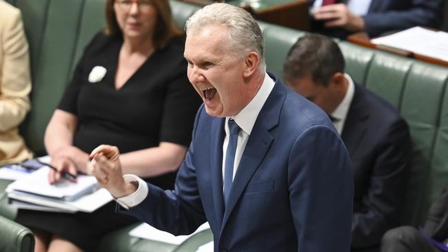 Tony Burke has struck a deal with Senate crossbenchers to pass key components of the government’s industrial relations bill. Picture: NCA NewsWire / Martin Ollman