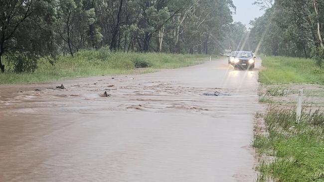 Roads and bridges around the South Burnett have been left damaged by the ongoing wet weather. Picture: Ben Elais