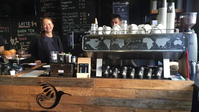 The Nectar Coffee House owner Tina Gu has plenty of the menu