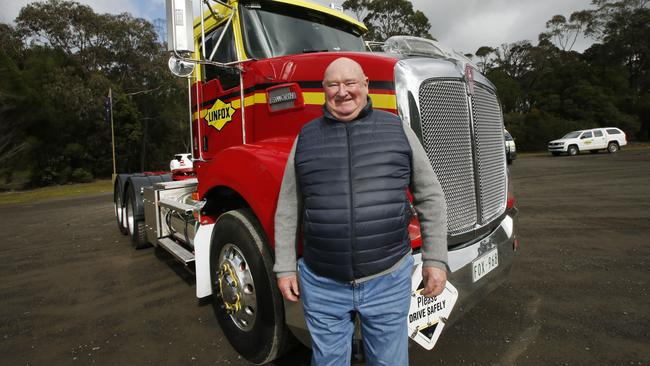 Trucking magnate Lindsay Fox Picture: David Caird