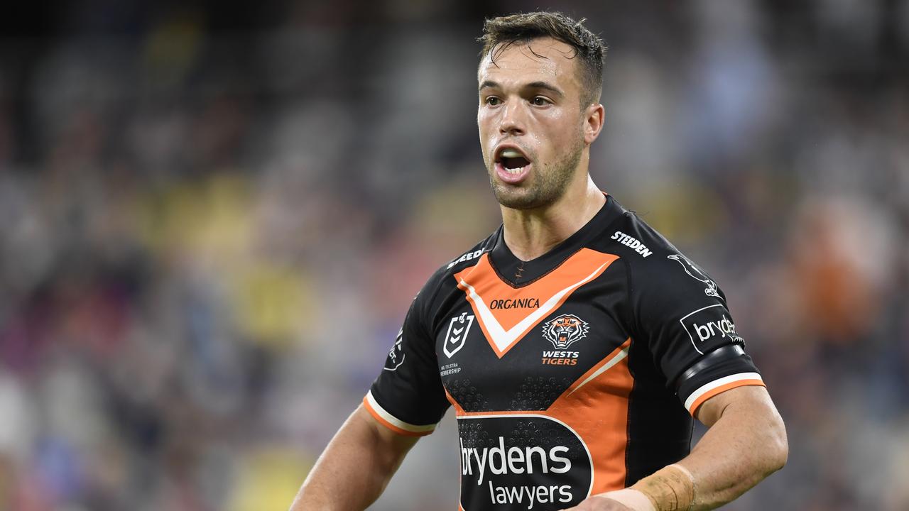 NRL 2022 RD19 North Queensland Cowboys v Wests Tigers - Luke Brooks. Picture: NRL Photos