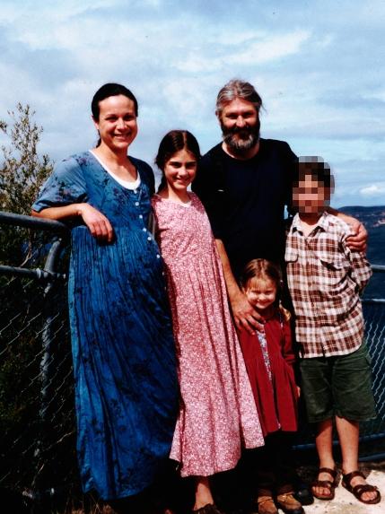 Rosemary Cruzado and her family during their time in the Twelve Tribes community in Picton