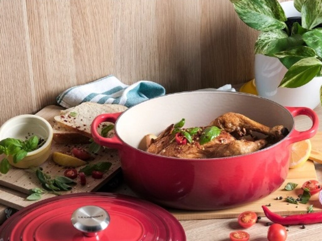 Save on big brand names like Le Creuset.