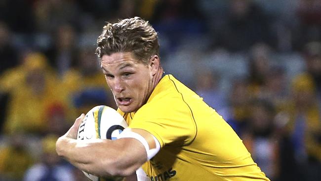 Michael Hooper will lead the Wallabies into action. Picture: Getty